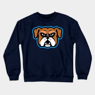 Bulldog Mascot Logo Crewneck Sweatshirt